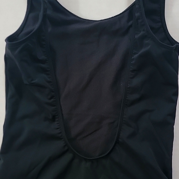 Abercrombie Swim Medium Women's One Piece Swimsuit Gold Hearts Black - Picture 5 of 6